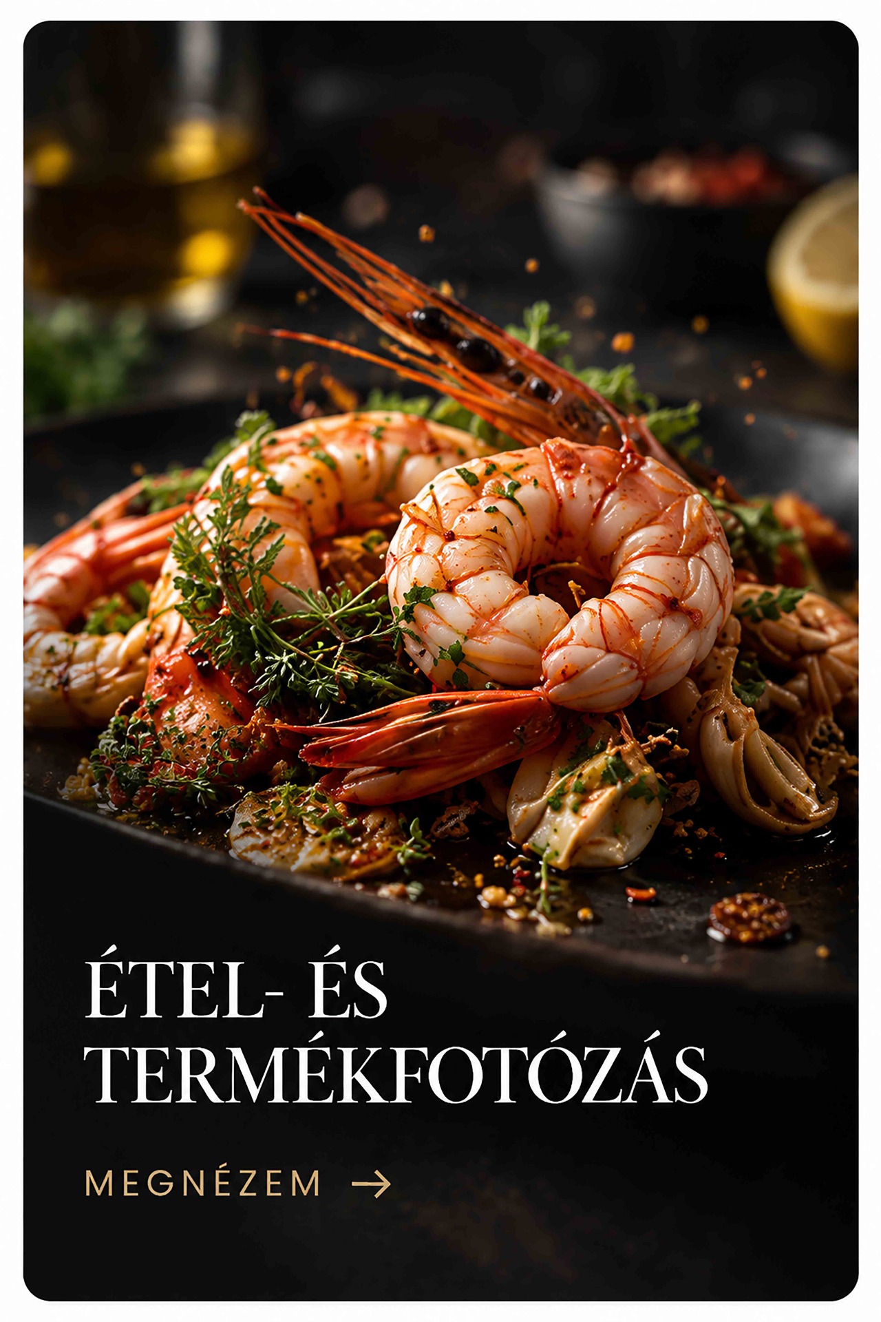 Professzionális ételfotózás és termékfotózás éttermek, cukrászdák, webshopok és vállalkozások számára. Reklámfotók prémium minőségben.